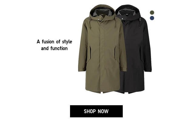 BLOCKTECH FISHTAIL PARKA - SHOP MEN