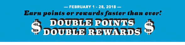 Double Points Double Rewards