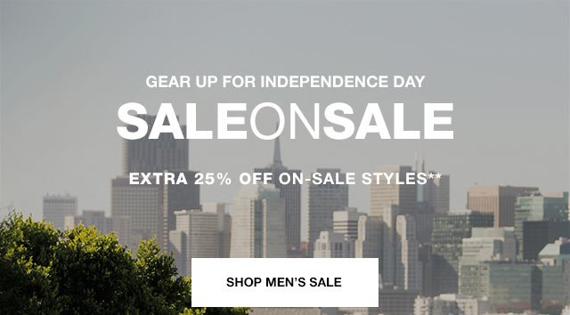 Hero CTA 1 - Shop Men's Sale