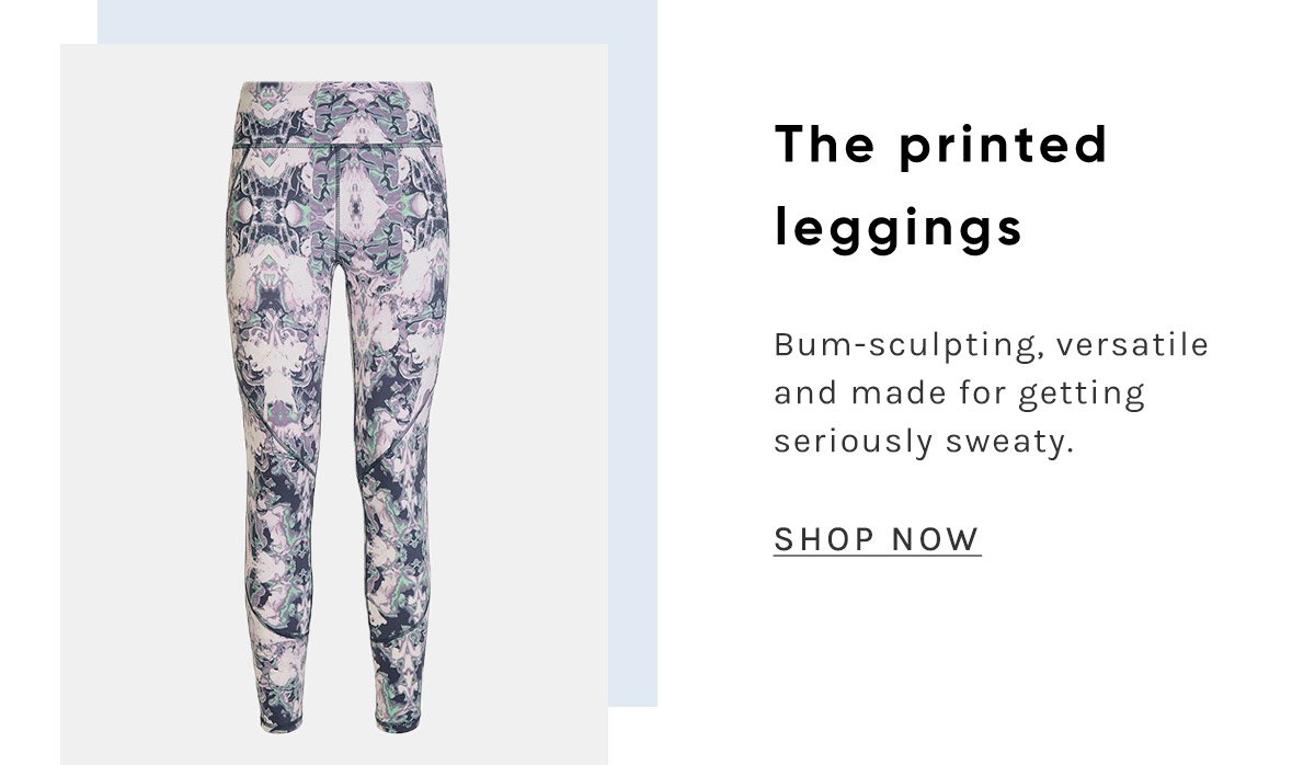 The printed leggings