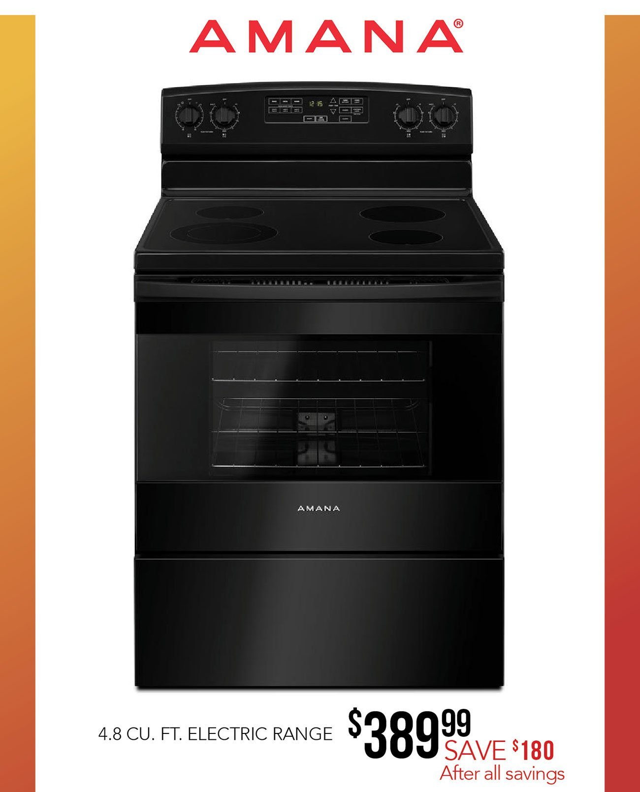 Amana-electric-range