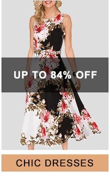 Chic Dresses Up To 84% Off