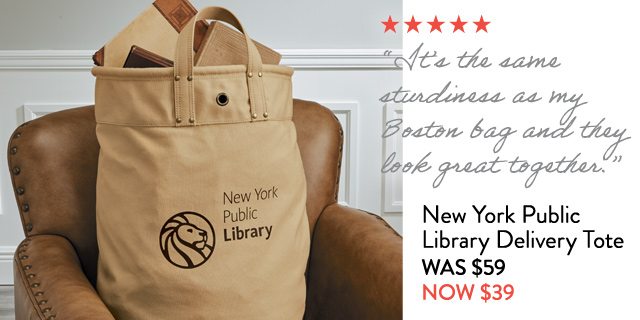 New York Public Library Delivery Tote Bag