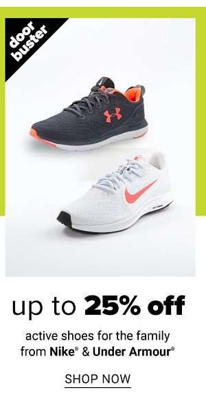 Up to 30% Off Active Shoes for the Family feat. Nike & Under Armour - Shop Now