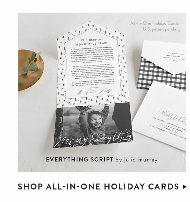 Shop All-In-One Holiday Cards