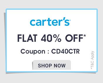 Carter's - Flat 40% OFF*