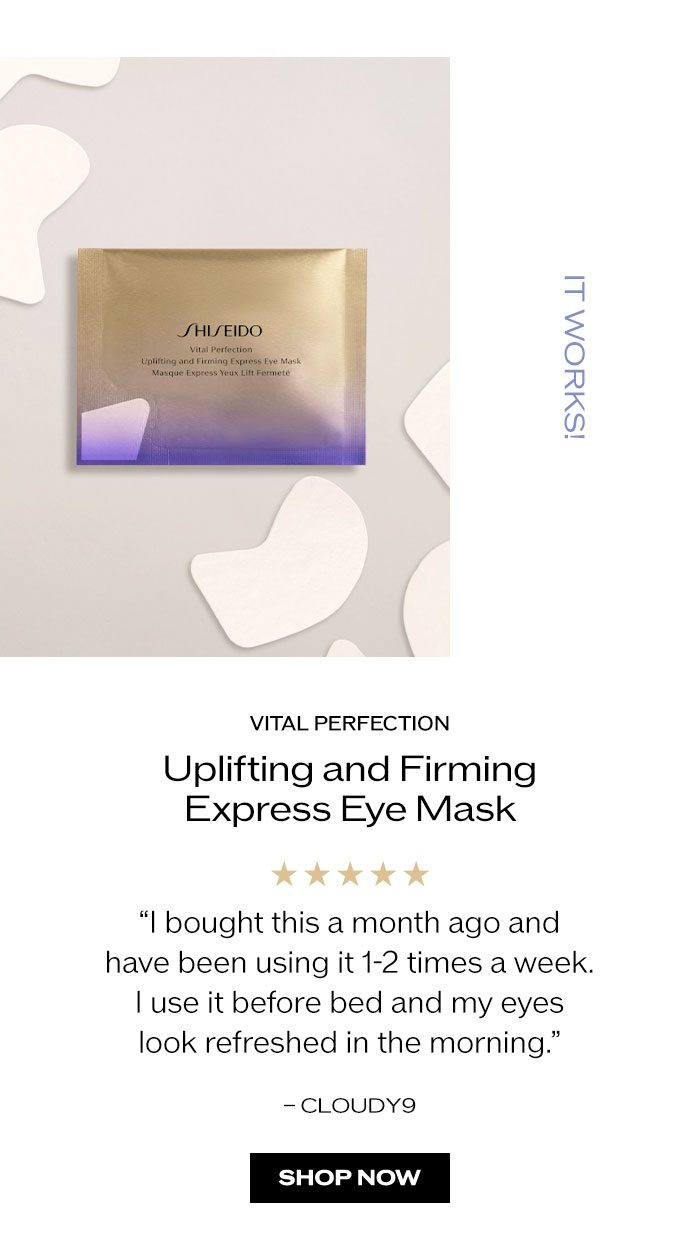 Shop Vital Perfection Uplifing and Firming Express Eye Mask "I bought this a month ago and have been using it 1-2 times a week. I use it before bed and my eyes look refreshed in the morning." - Cloudy9