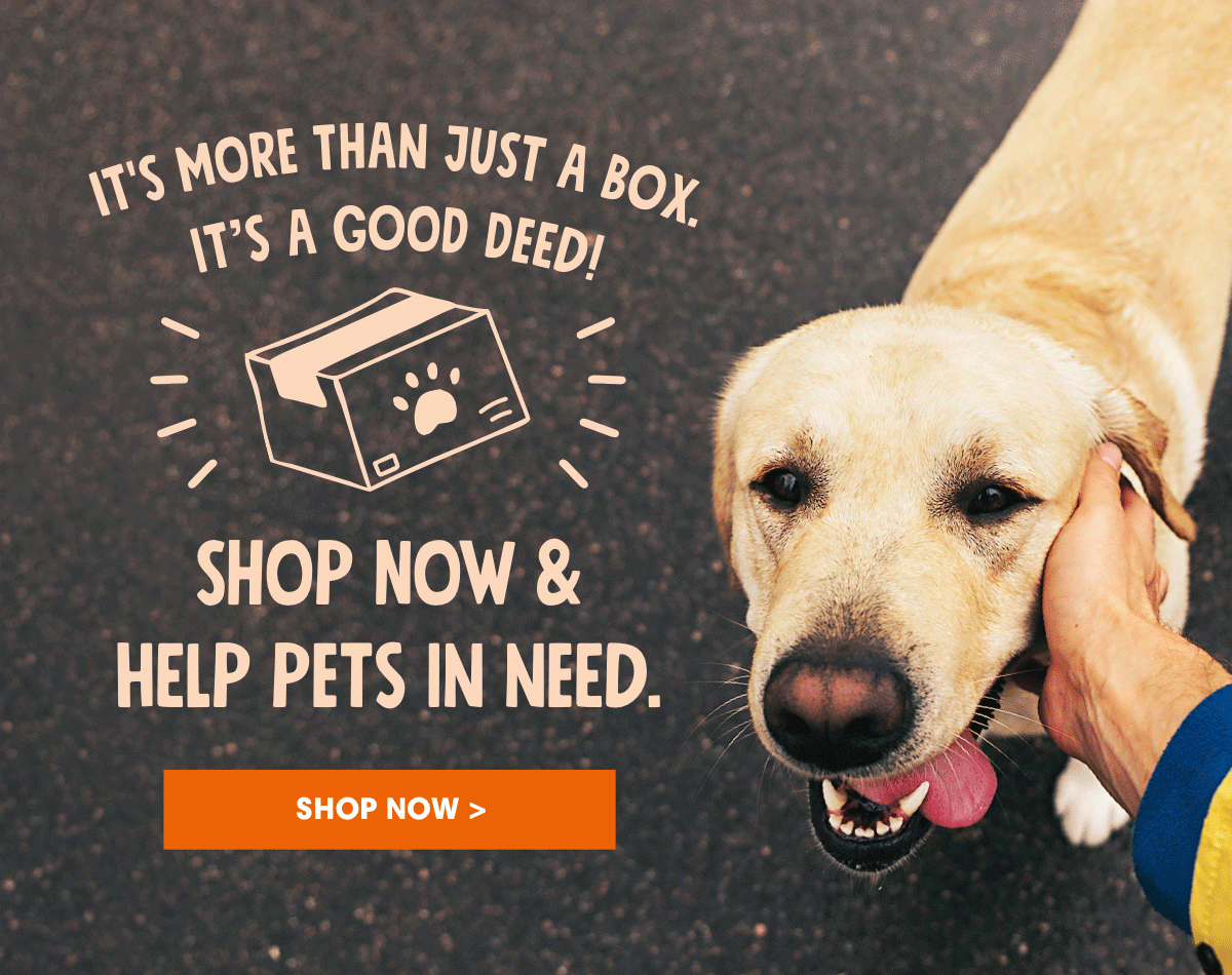 Your Order Helps Pets in Need!