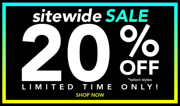 Shop Sitewide Sale 20% Off