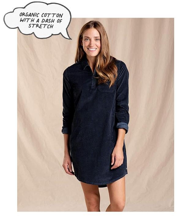 Cruiser Cord Popover Dress