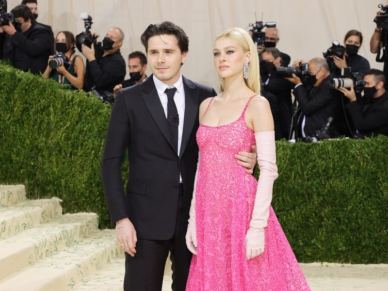 Nicola Peltz and Brooklyn Beckham at the Met Gala