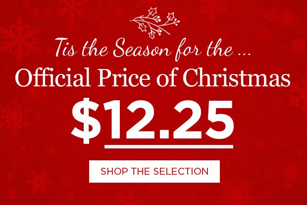 Official Price of Christmas $12.25