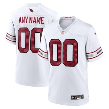 Men's Nike White Arizona Cardinals Custom Game Jersey