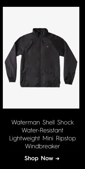 Waterman Shell Shock Water-Resistant Lightweight Mini Ripstop Windbreaker