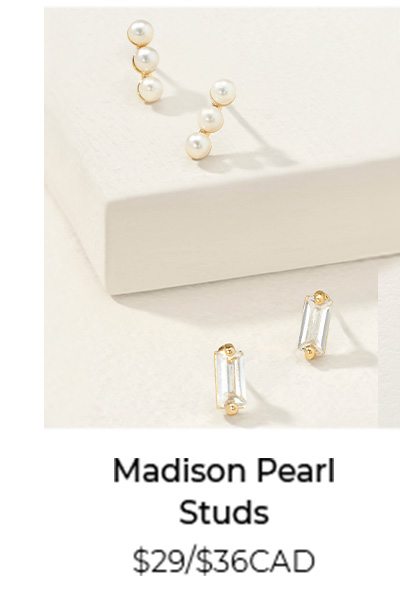 The Madison Pearl Studs