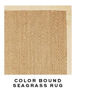 COLOR BOUND SEAGRASS RUG