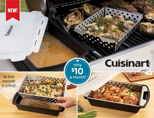 Photo of the New! Cuisinart Marinade and Grilling Basket Set - only $10 a month*