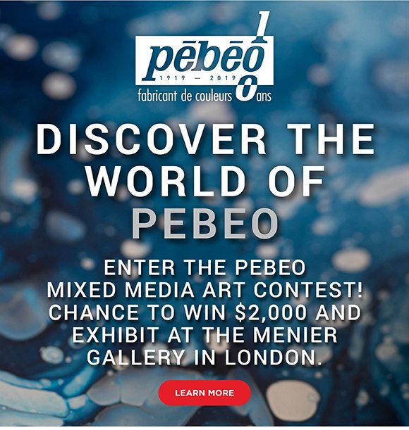Discover the world of Pebeo - Enter the Pebeo Mixed Media Art Contest!