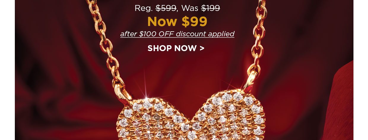 Reg. $599, Was $799, Now $99 after $100 OFF discount applied. SHOP NOW