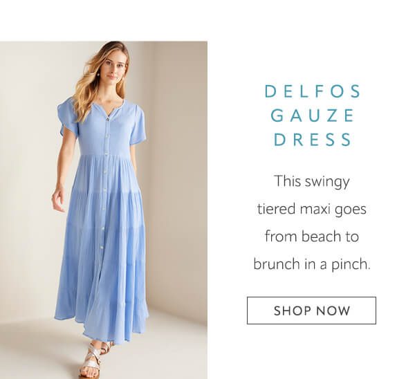 Shop now - Delfos Gauze Dress