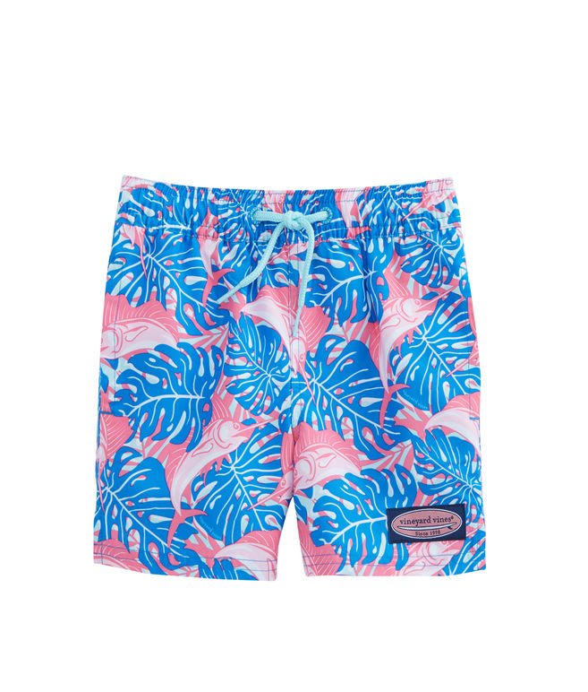 Boys Sailfish & Leaves Chappy Trunks