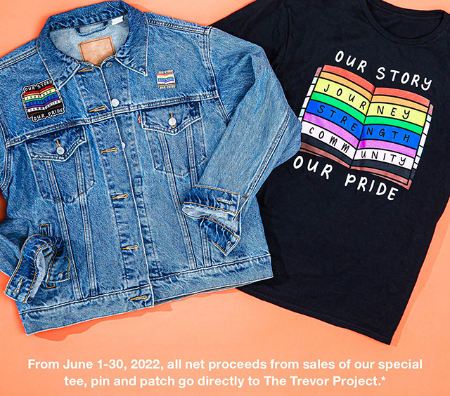 From June 1-30, 2022, all net proceeds from sales of our special tee, pin and patch go directly to The Trevor Project.*