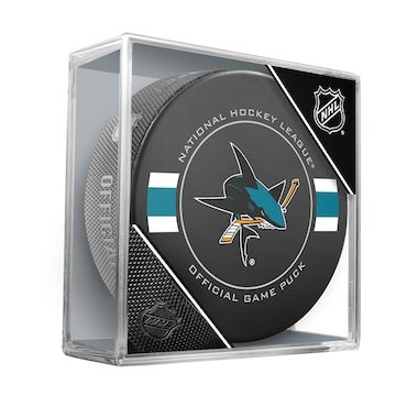 San Jose Sharks Fanatics Authentic Unsigned Inglasco Third Jersey Throwback Official Game Puck
