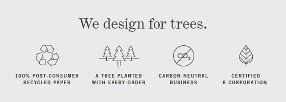 Every order plants a tree