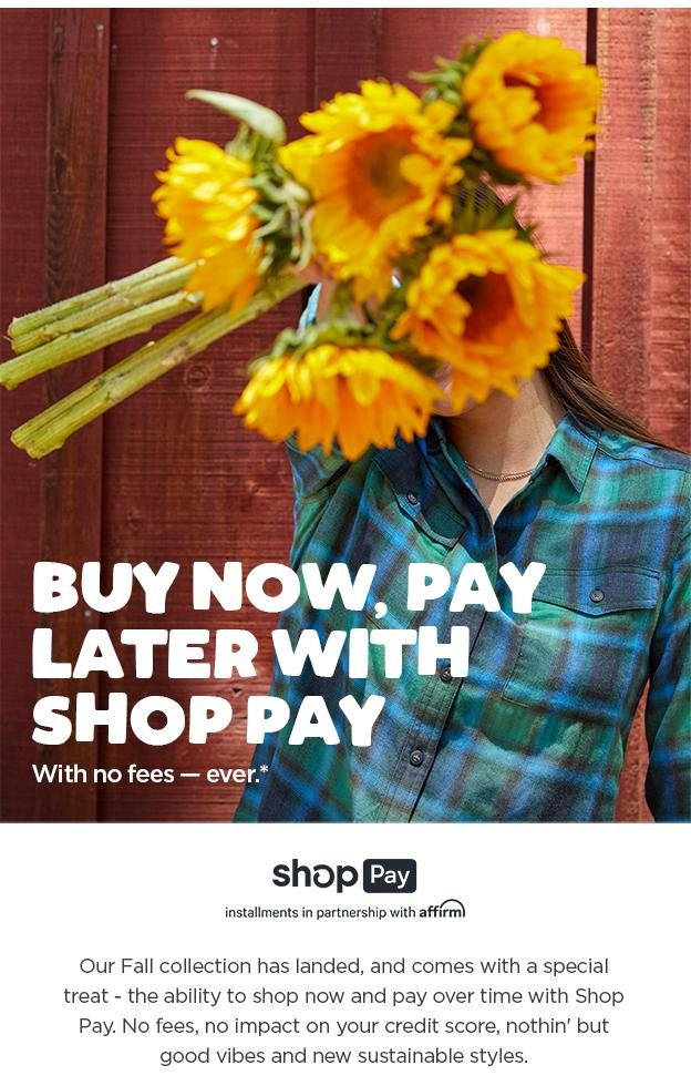 Buy Now, Pay Later With Shop Pay