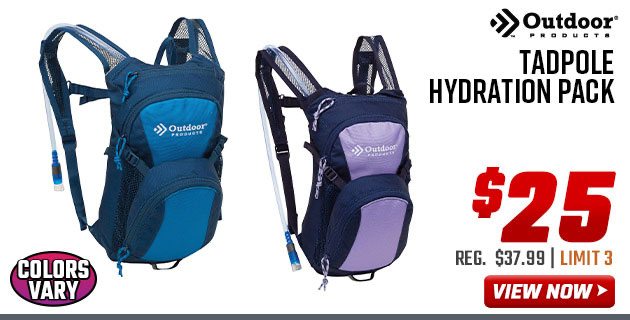 Outdoor Products Tadpole Hydration Pack