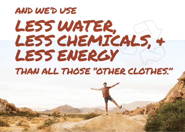 Less Water, Less Chemicals, Less Energy