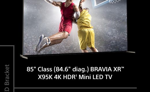 85" Class (84.6" diag.) BRAVIA XR™ X95K 4K HDR¹ Mini LED TV