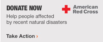 DONATE NOW | Help people affected | by recent natural disasters | Take Action