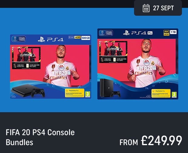 FIFA 20 PS4 Console Bundles