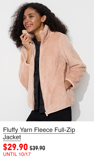 PDP 7 - W FLUFFY YARN FLEECE JACKET