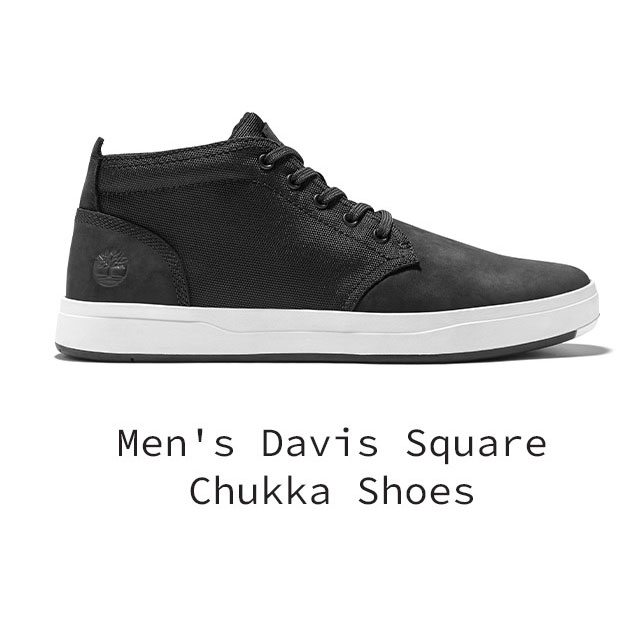 Men's Davis Square Chukka Shoes Black