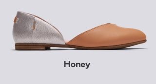 Honey Leather Sparkle Woven Women's Julie D'Orsay Flats