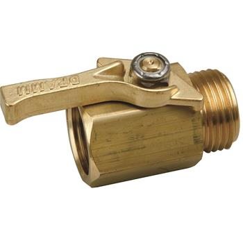 DRAMM Brass Shutoff Valve for Watering Handles