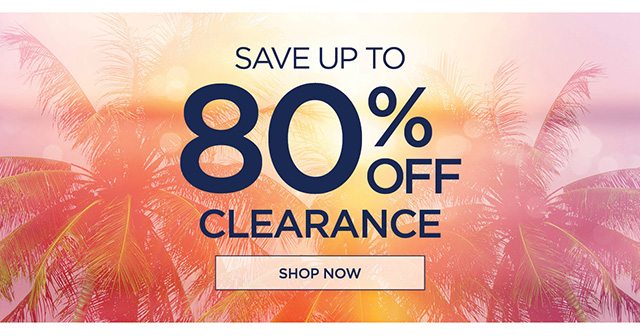 Save Up to 80% Off Clearance