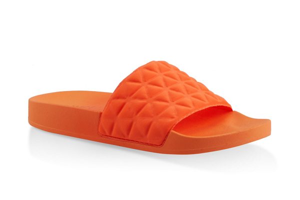 Quilted Scuba Knit Pool Slides