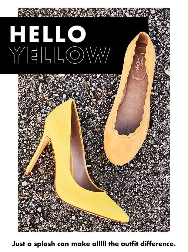 HELLO YELLOW | JUST A SPLASH CAN MAKE ALLLL THE OUTFIT DIFFERENCE.