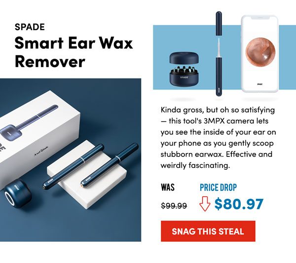 SPADE Smart Earwax Remover | Snag This Steal