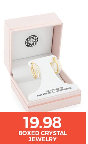 19.98 BOXED CRYSTAL JEWELRY