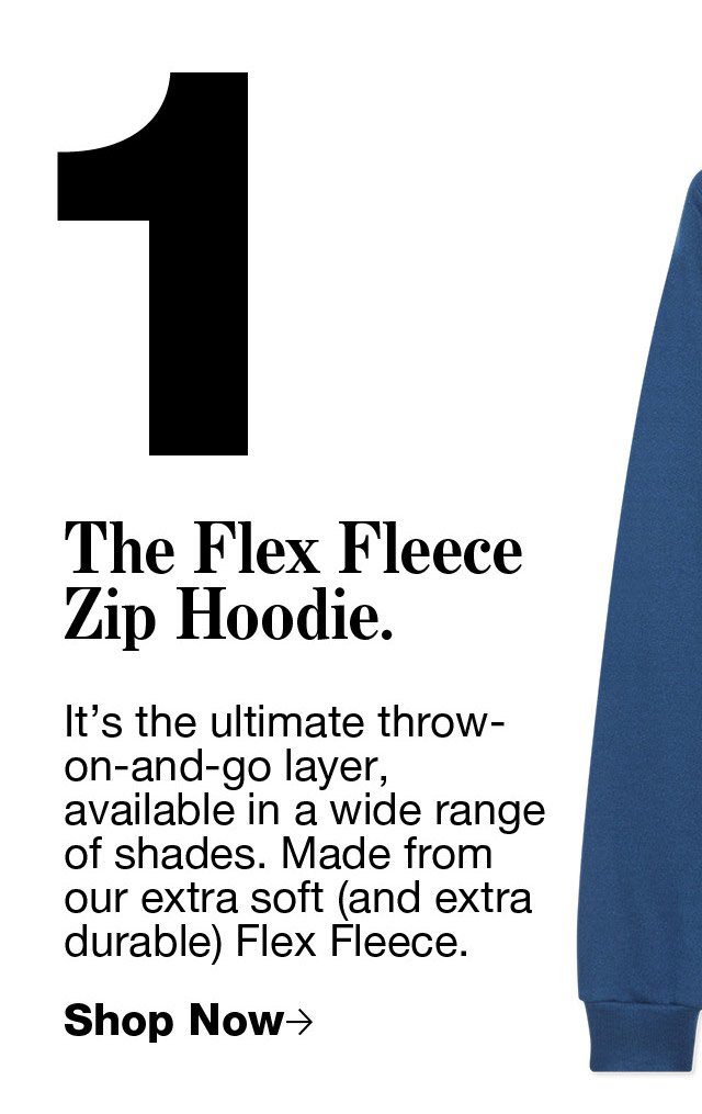 The Flex Fleece Zip Hoodie