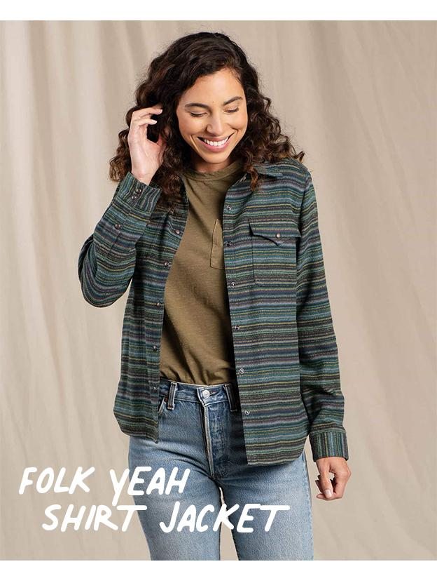 Folk Yeah Shirt Jacket