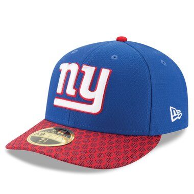 New York Giants New Era 2017 Sideline Official Low Profile 59FIFTY Fitted Hat - Royal