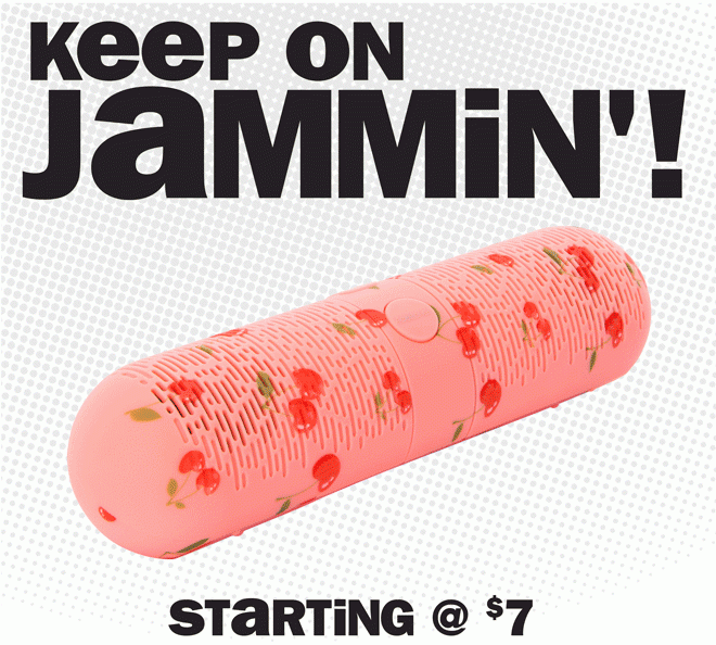 Keep On Jammin! Starting at $7.