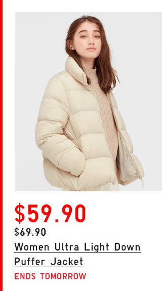 WOMEN ULTRA LIGHT DOWN PUFFER JACKET