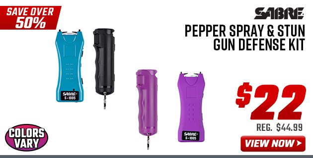 SABRE Pepper Spray & Stun Gun Defense Kit