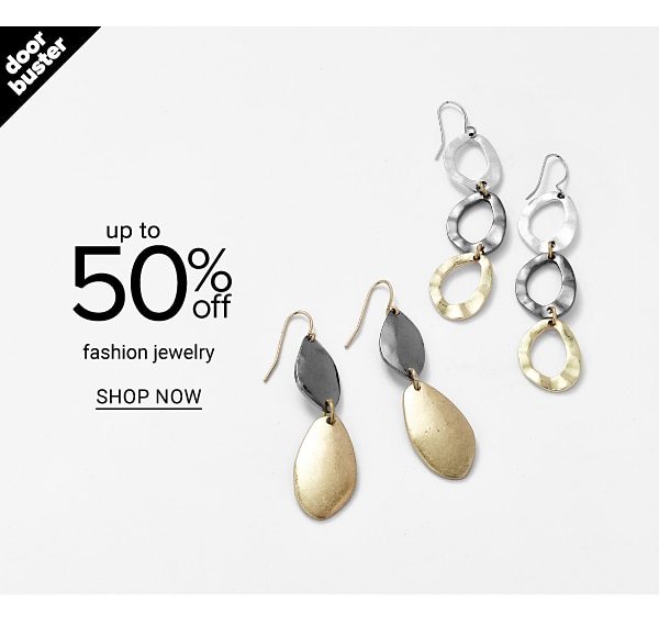 Doorbuster - Up to 50% off fashion jewelry. Shop Now.